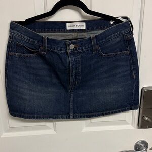 Denim Forum Dark Blue Mini Skirt